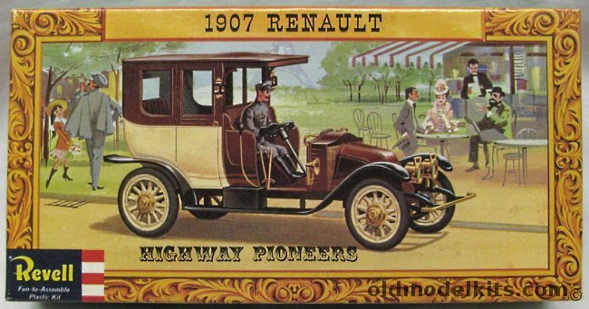 Revell 1/32 1907 Renault Limousine Highway Pioneers, H53-98 plastic model kit